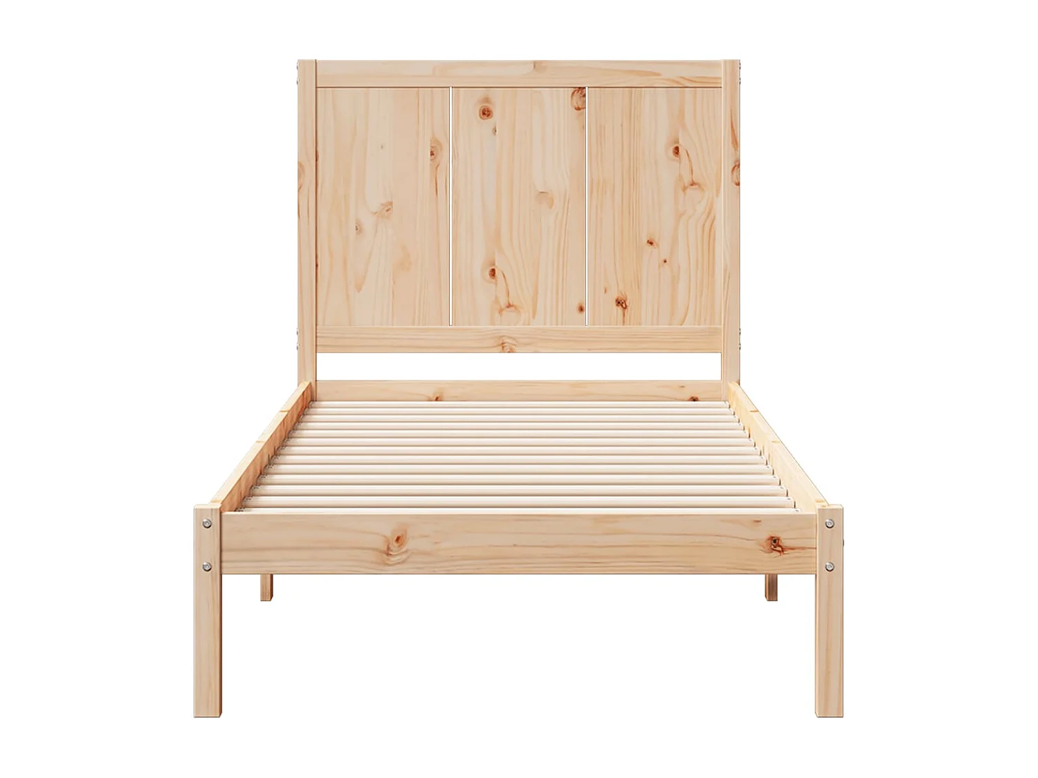 Bedframe extra lang zonder matras massief hout 100x210 cm