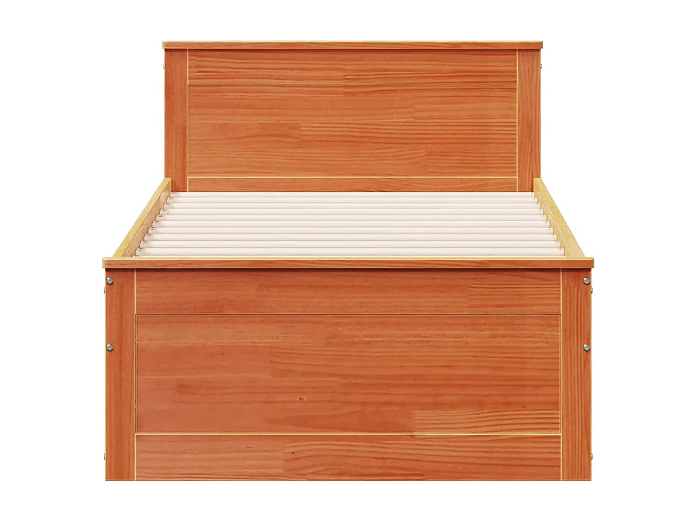 Cadre de lit sans matelas avec tête de lit 90x190cm bois de pin
