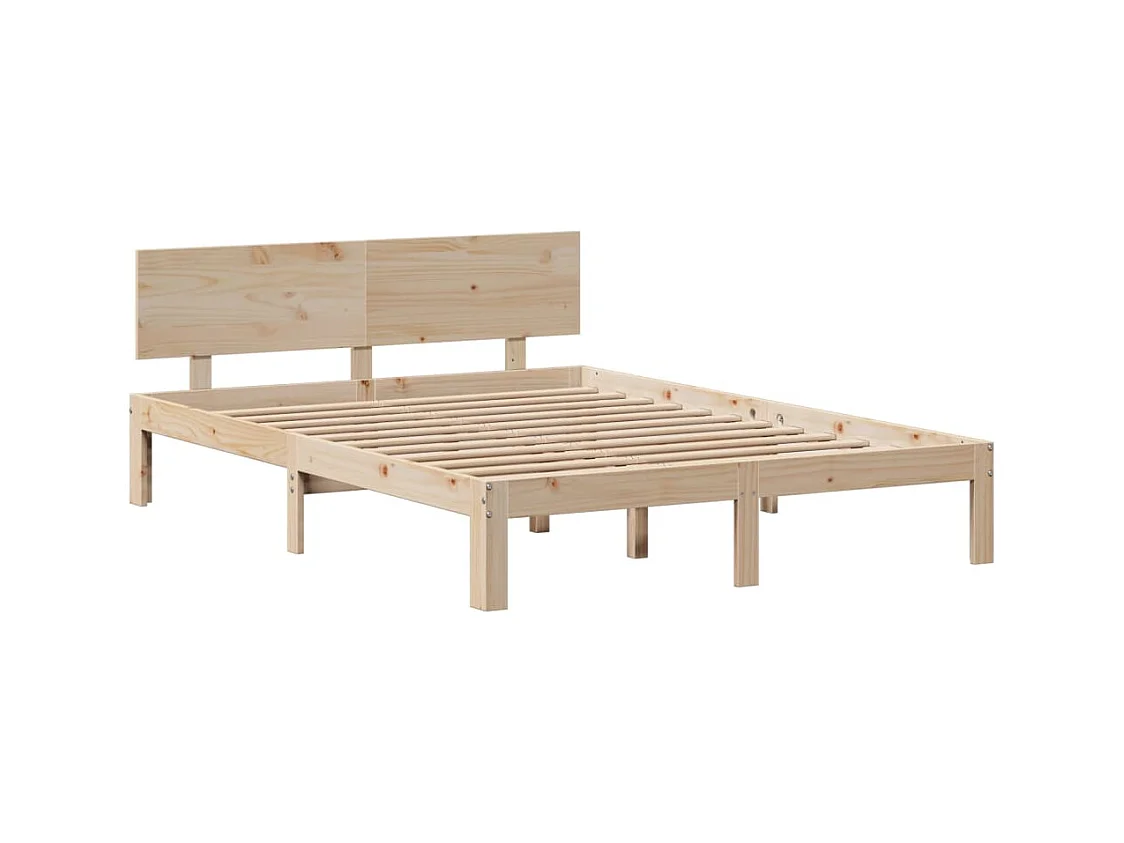 Cadre de lit avec tiroirs sans matelas 120x200 cm