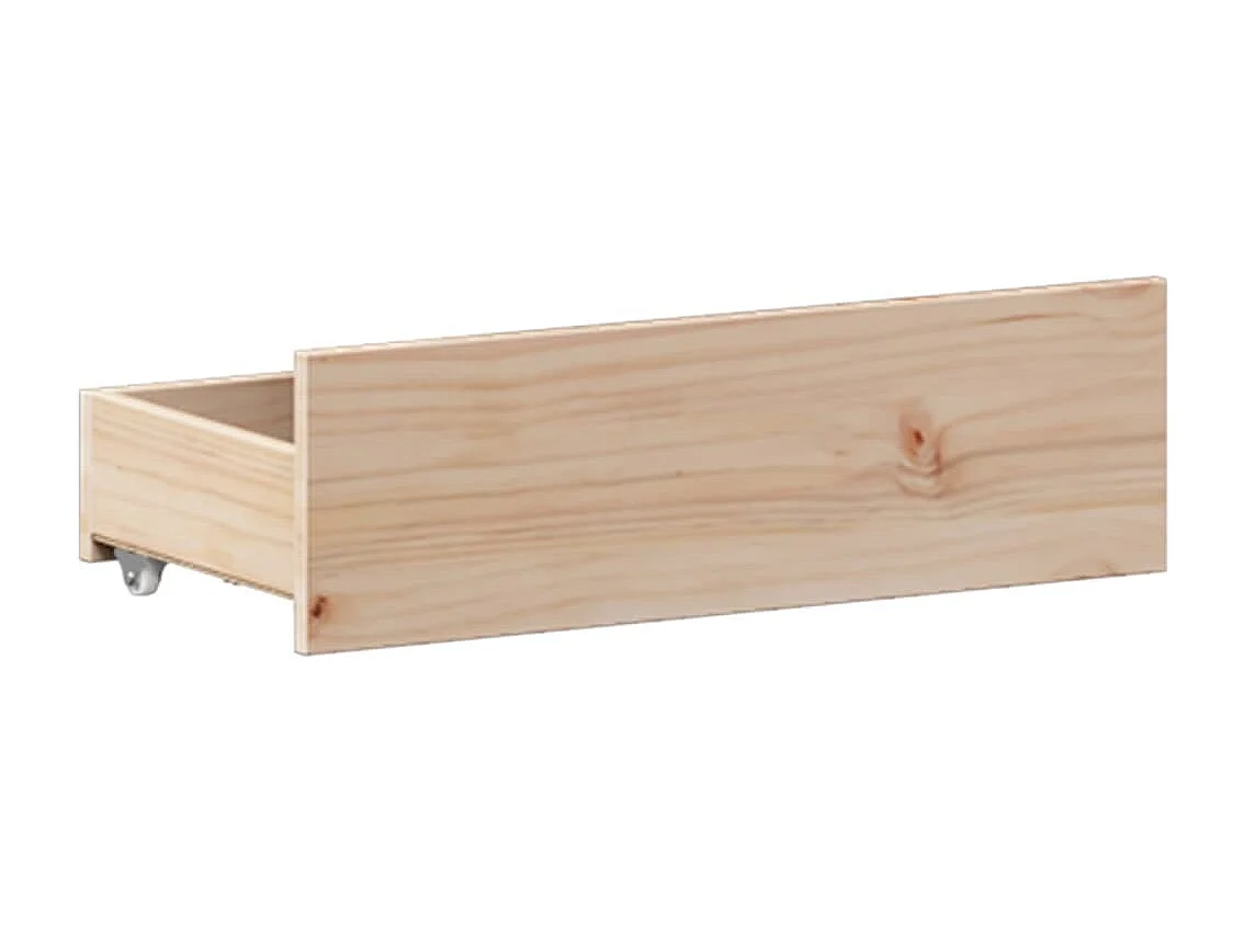 Cama sem colchão com cabeceira 135x190 cm pinho maciço