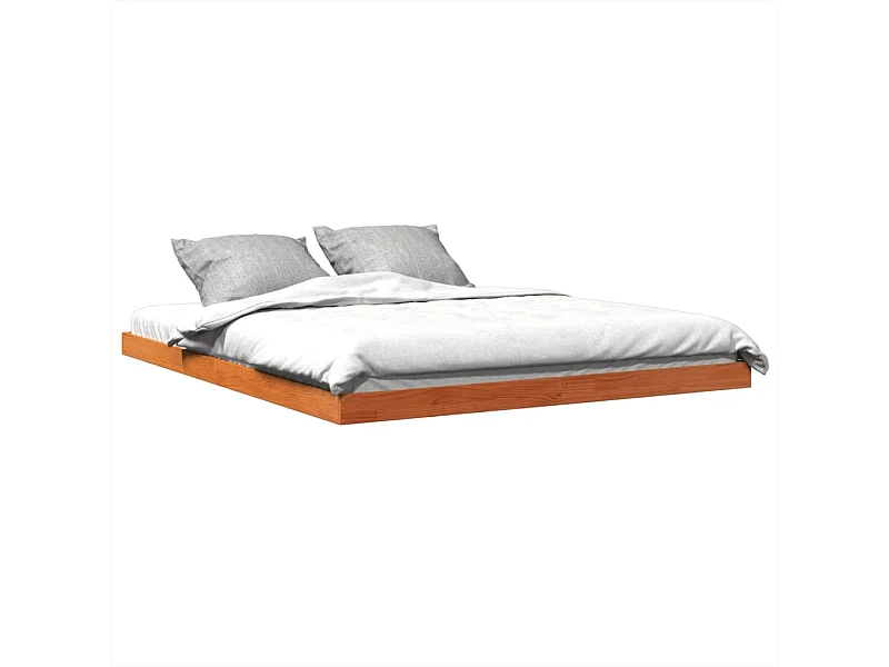 Giroletto Marrone Cera 150x200 cm in Legno Massello di Pino