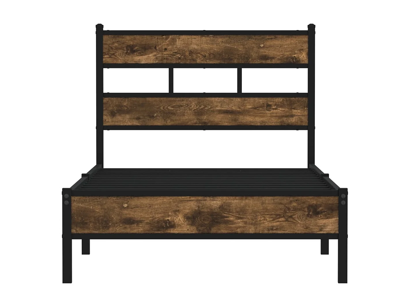 Cadre de lit sans matelas avec tête de lit 100x190 cm