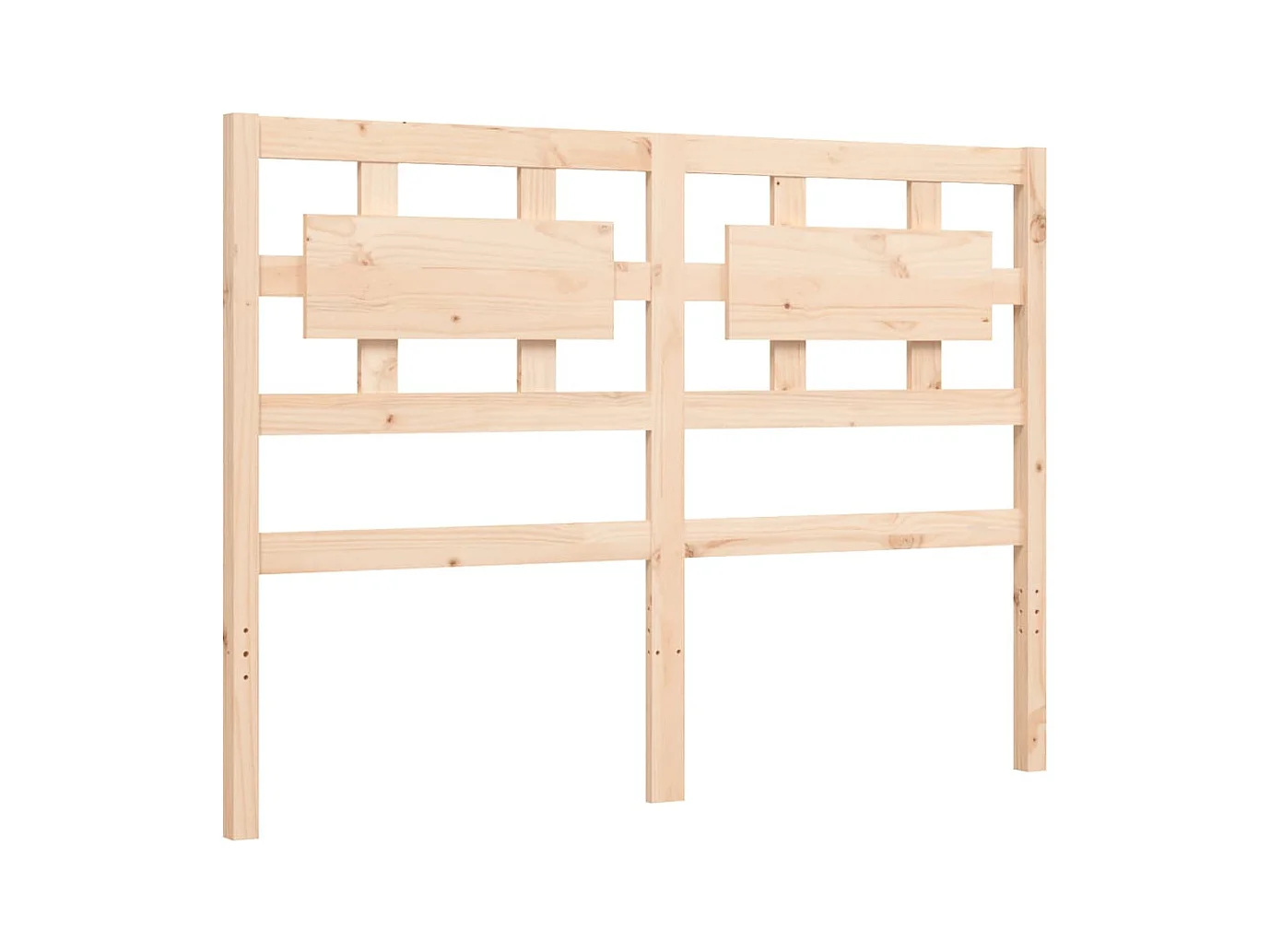 Cadre de lit sans matelas bois de pin massif