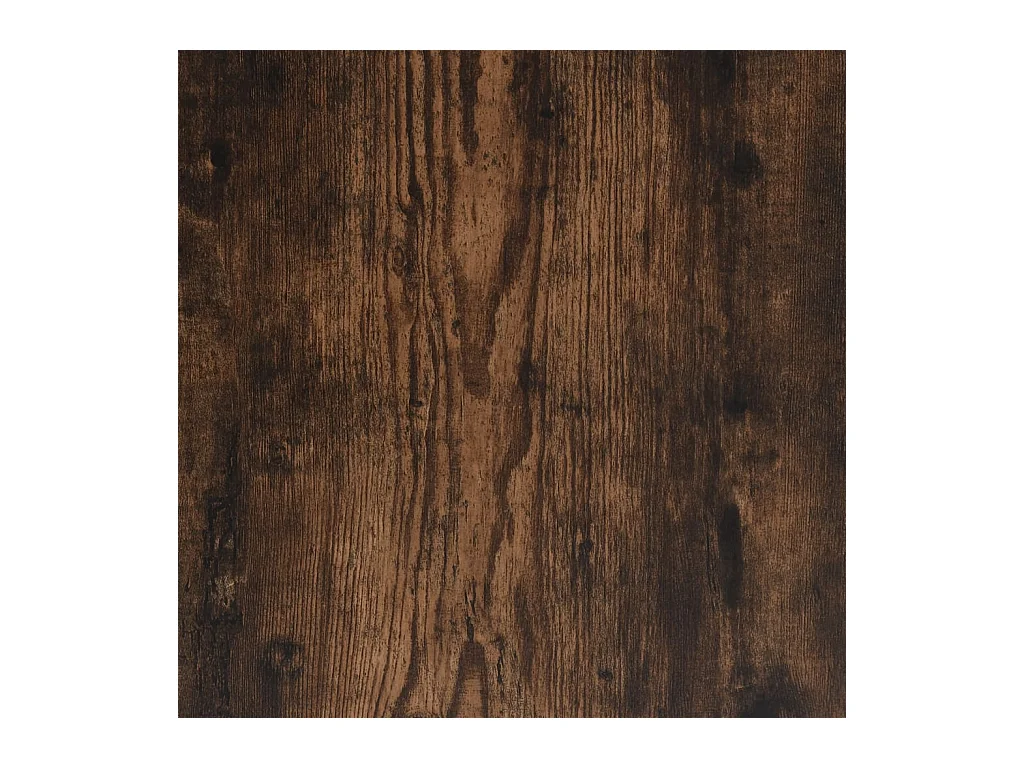 Cadre de lit sans matelas chêne fumé 200x200 cm