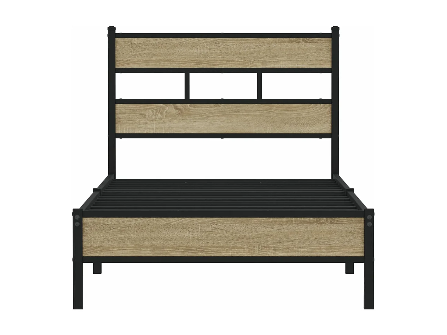 Giroletto senza Materasso Rovere Sonoma 75x190 cm in Truciolato