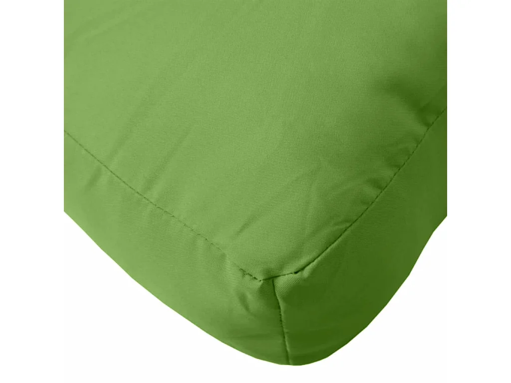 Coussin de palette vert mélangé 60x60x10 cm tissu