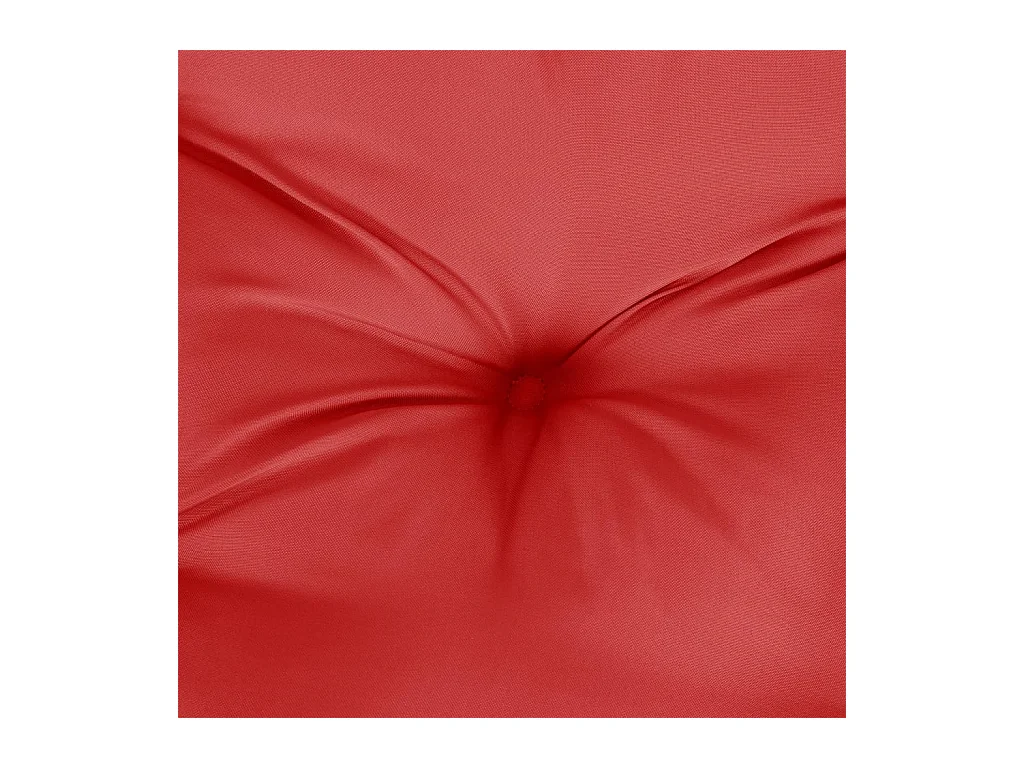 Coussins de palette lot de 3 rouge tissu