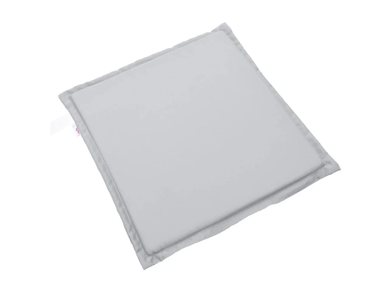 Almofadas de assento de jardim 2 pcs 45x45x2 cm cinzento-claro