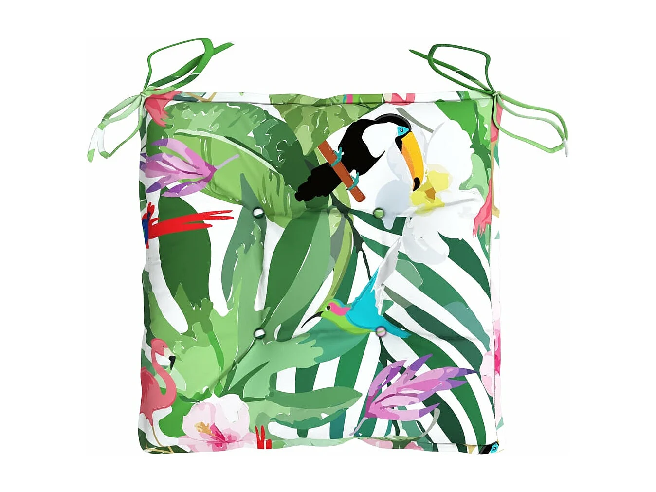 Cuscini per Sedia 2 pz Multicolore 50x50x7 cm in Tessuto Oxford