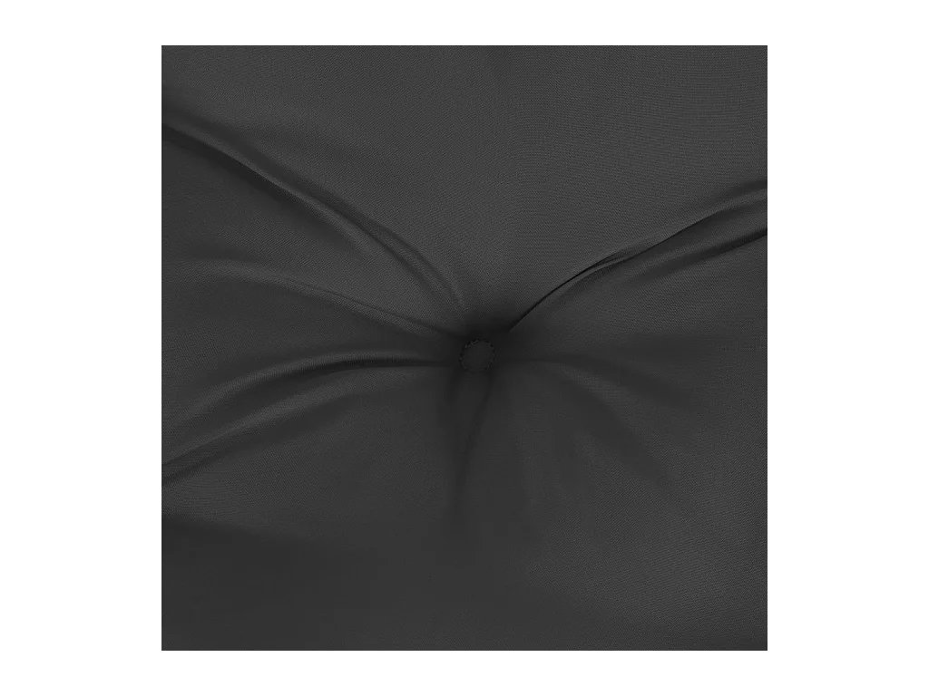 Coussins de chaise lot de 4 noir 40x40x7 cm tissu oxford