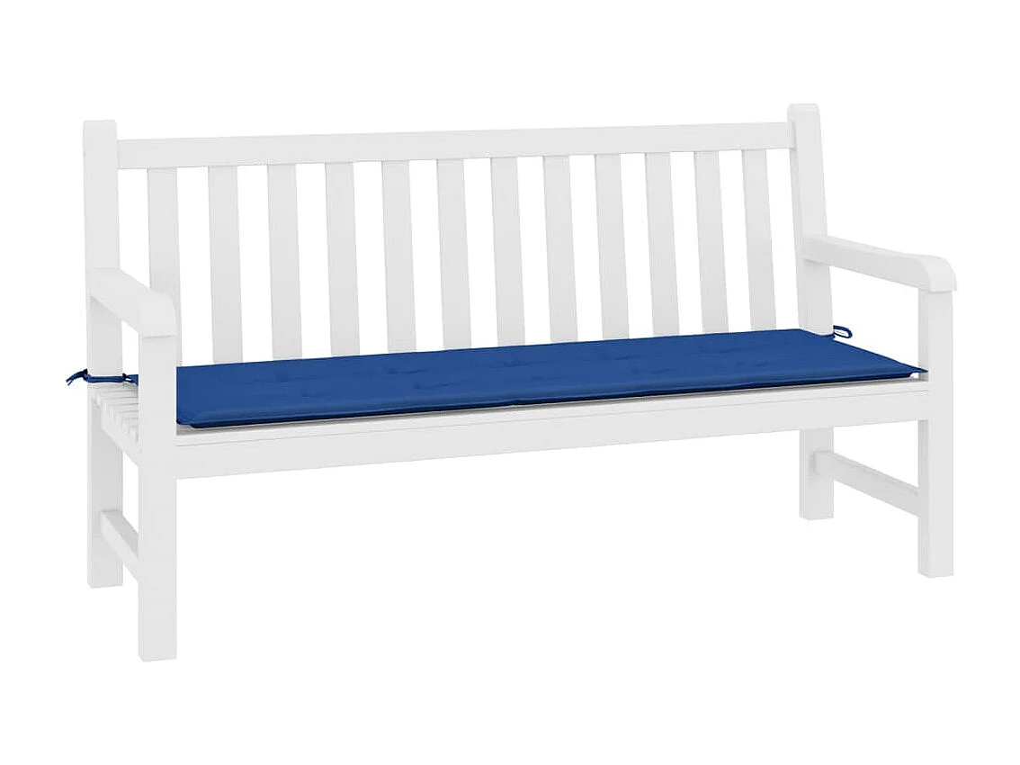 Cuscino per Panca Blu Reale 200x50x3 cm in Tessuto Oxford