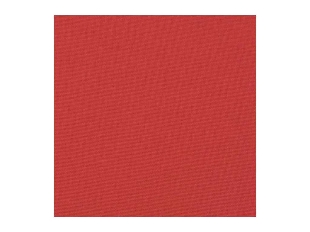 Coussins de chaise jardin lot de 4 rouge 50x50x3cm tissu oxford