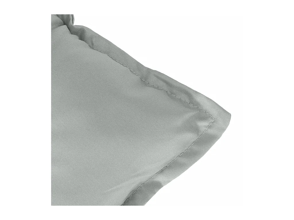 Coussin de banc de jardin gris clair mélangé 100x50x7 cm tissu