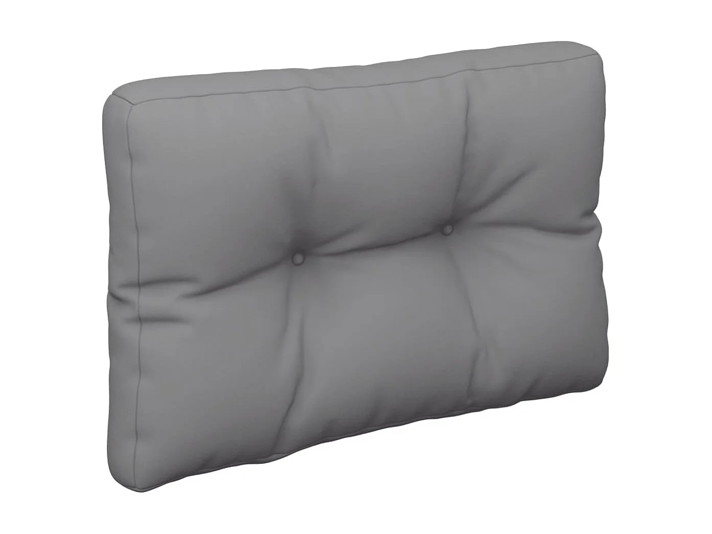 Coussins de palette lot de 2 gris tissu
