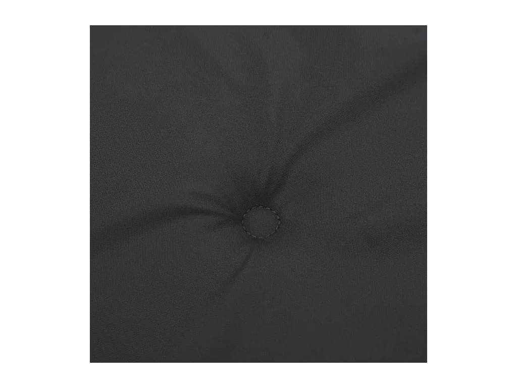 Tuinstoelkussens 2 st hoge rug 120x50x3 cm stof zwart