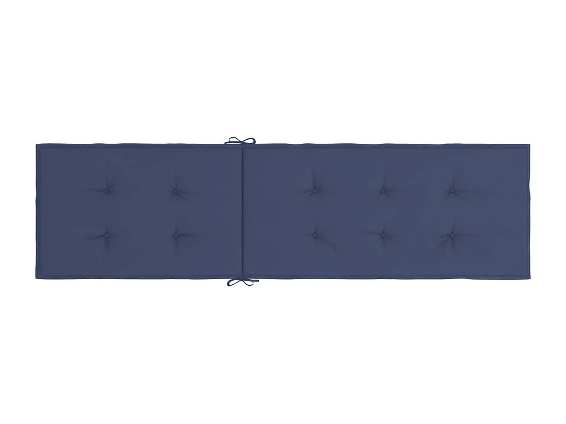 Coussin de chaise de terrasse bleu marine tissu oxford