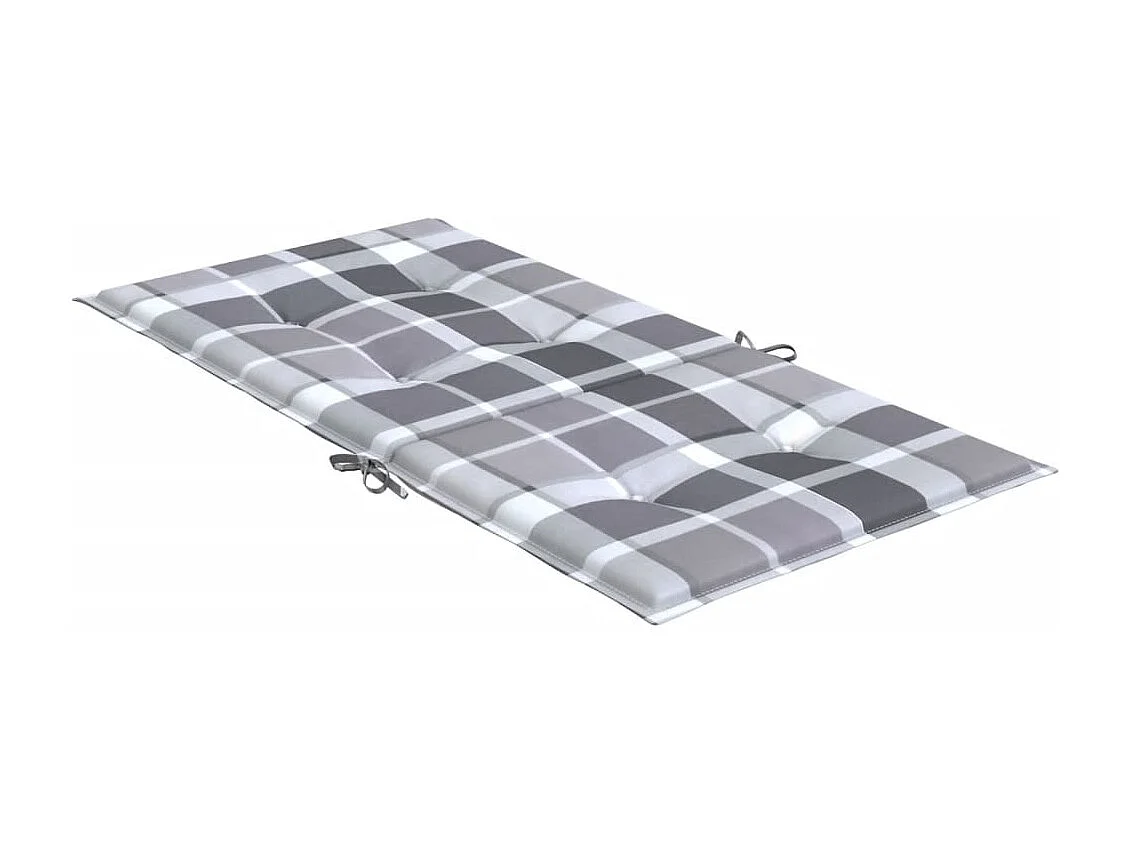 Coussins de chaise de jardin à dossier bas lot de 6