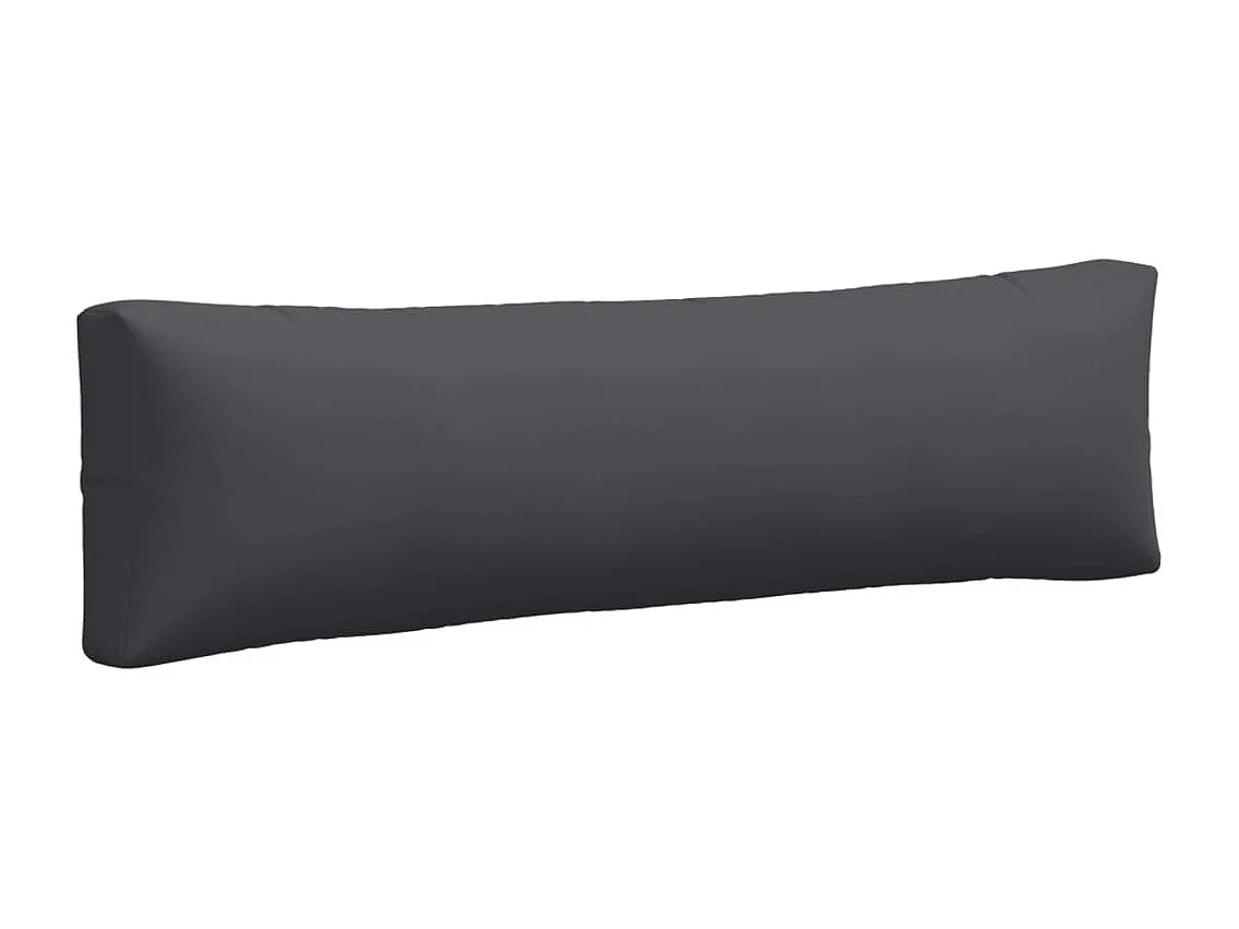 Coussins de palette lot de 2 anthracite tissu