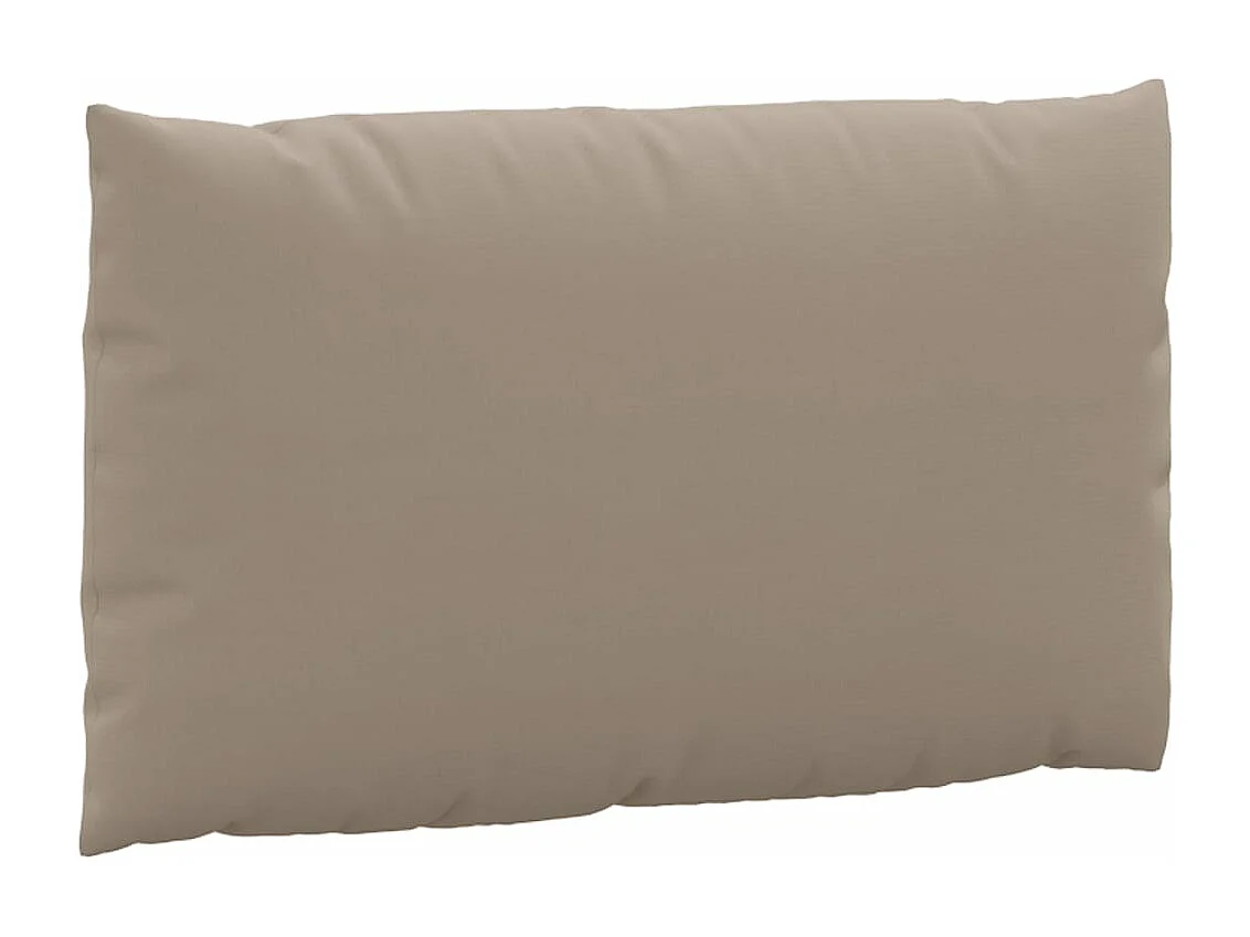 Coussins de palette lot de 3 taupe tissu oxford