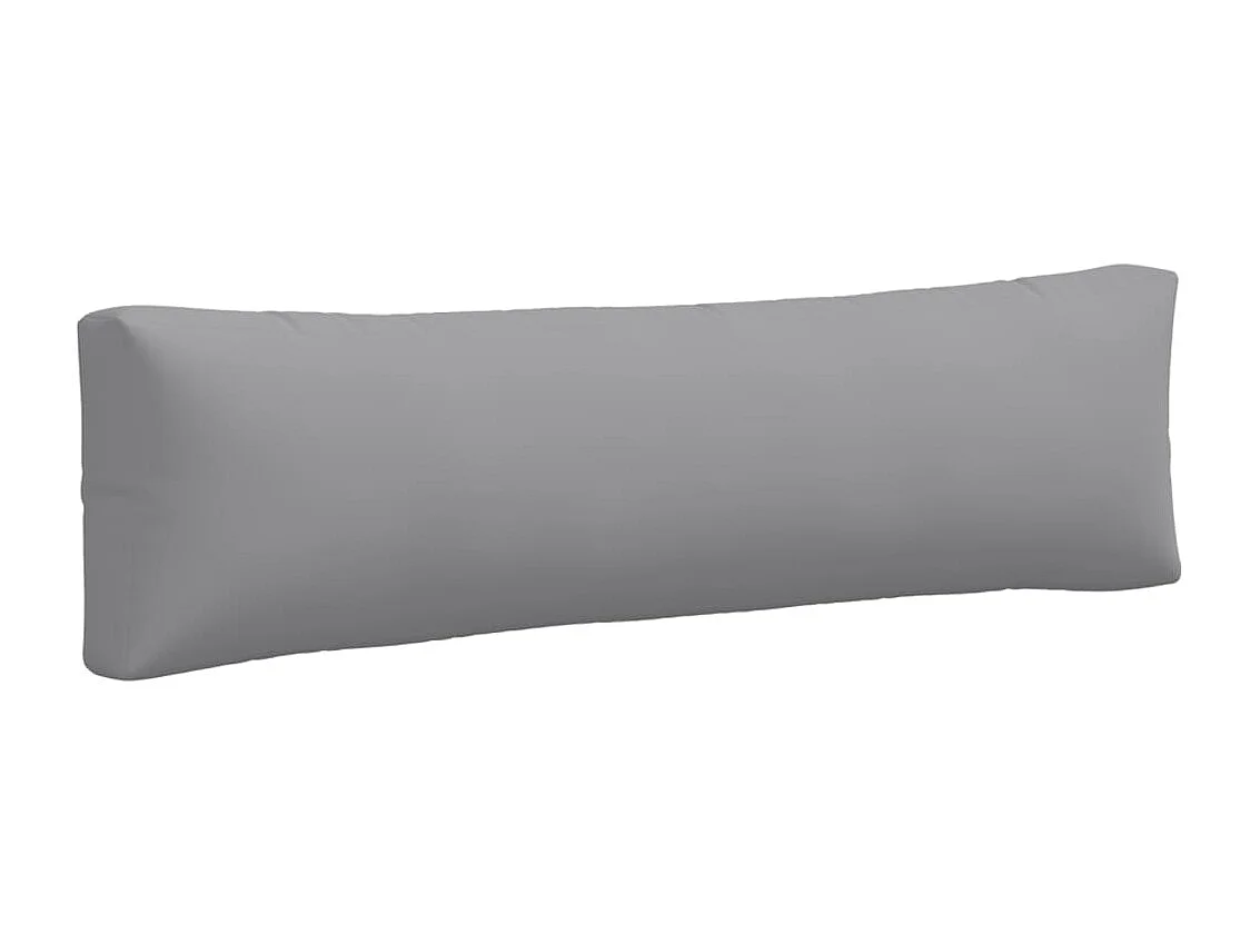 Coussins de palette lot de 2 gris tissu