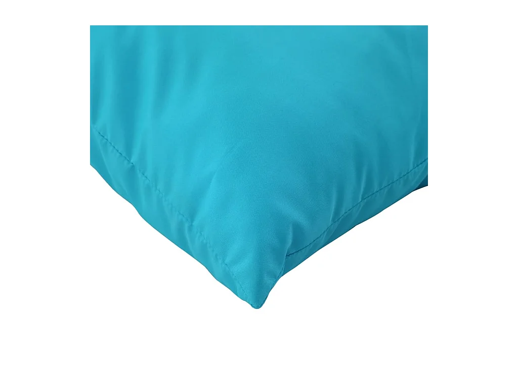 Coussins de palette lot de 2 turquoise tissu Oxford