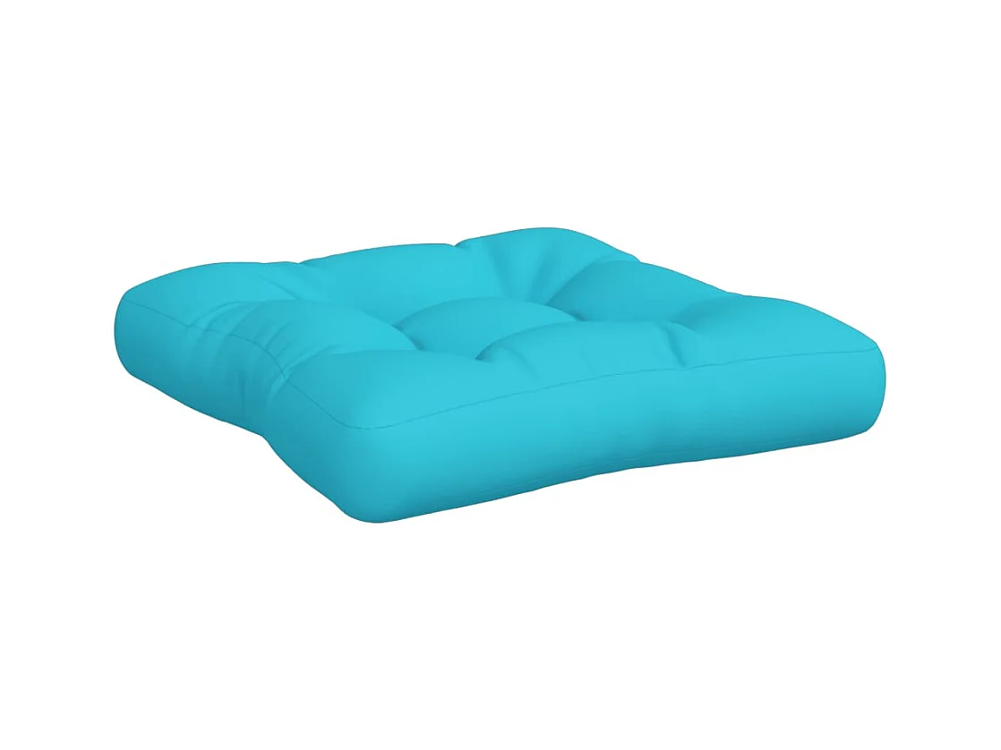 Coussins de palette lot de 2 turquoise tissu Oxford