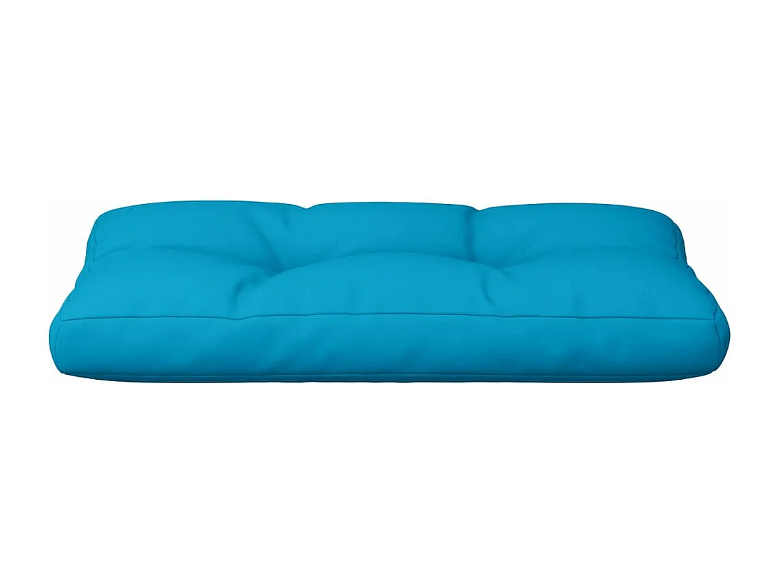 Palettenkissen Hellblau 80x40x12 cm Stoff