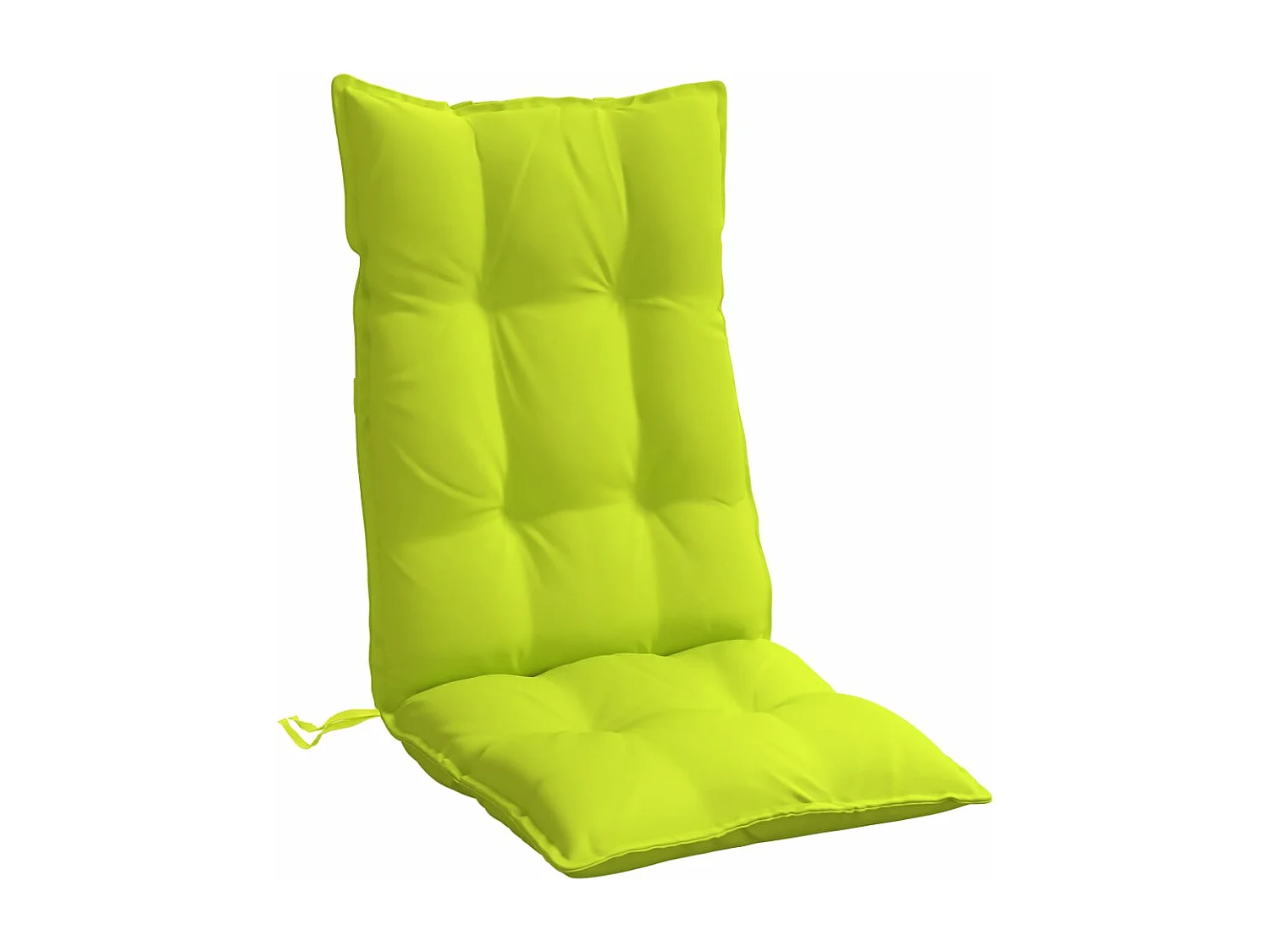 Cuscini Sedia Schienale Alto 6 pz Verde Chiaro Tessuto Oxford