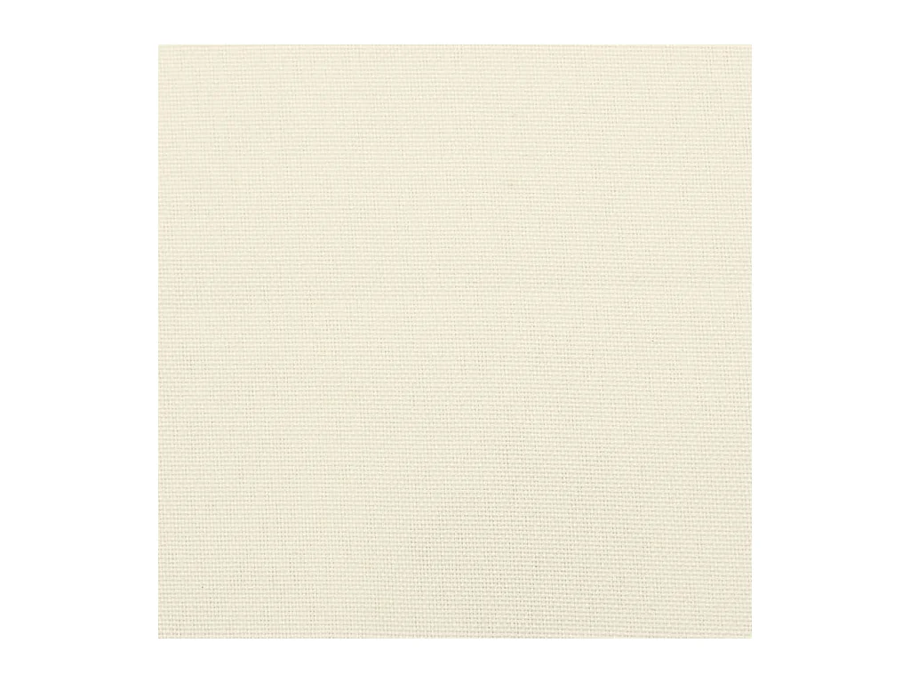 Coussins de chaise lot de 6 blanc crème 40x40x7 cm tissu oxford