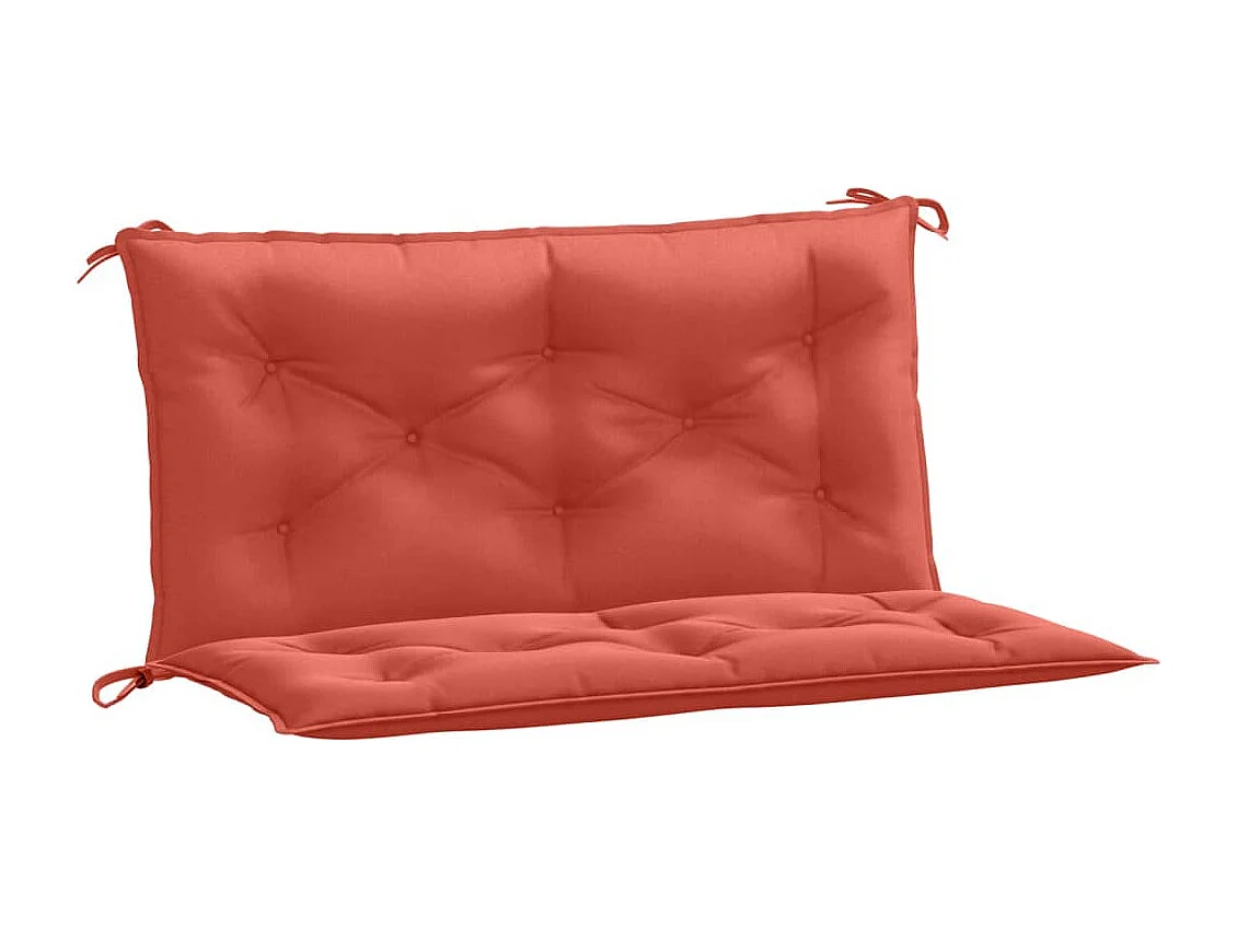 Almofadões banco jardim 2pcs 100x50x7cm mesclado tecido