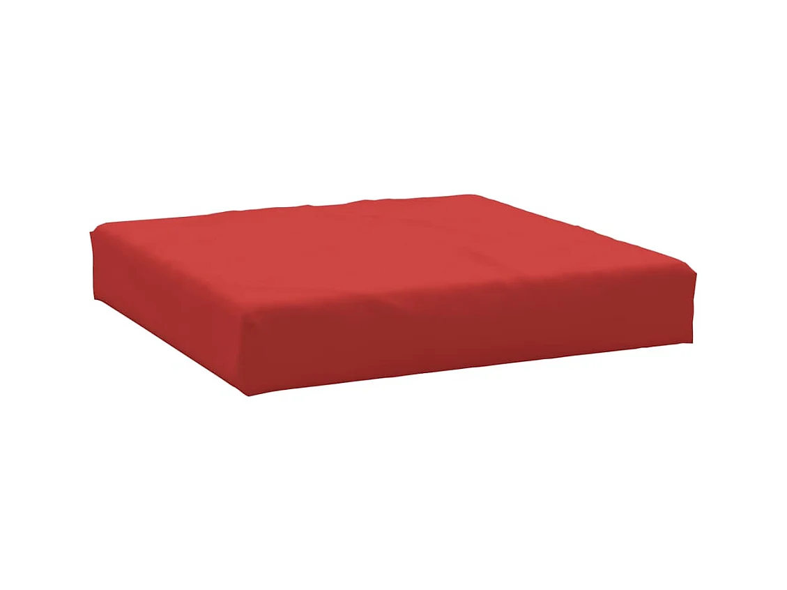 Coussins de palette lot de 2 rouge tissu oxford