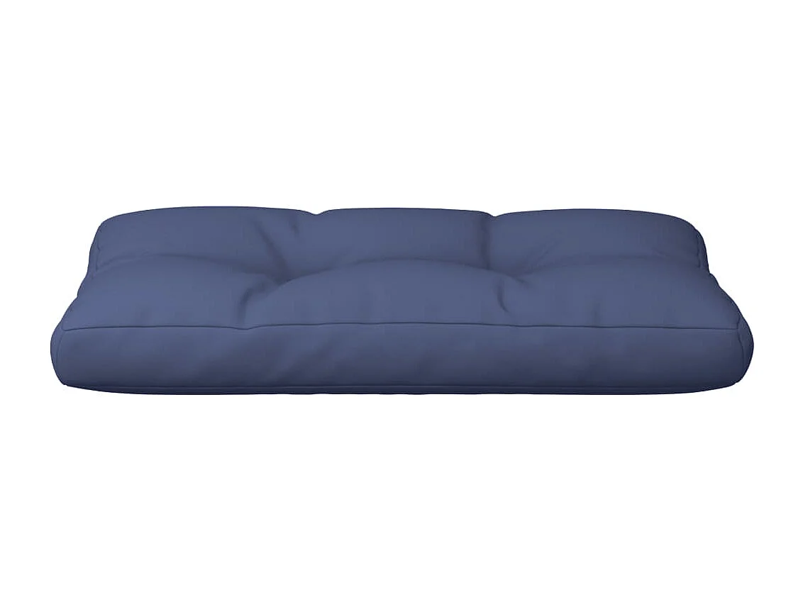 Palettenkissen Marineblau 80x40x12 cm Stoff
