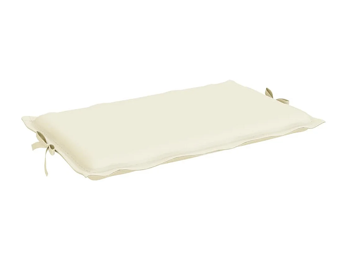 Coussin de chaise longue crème 186x58x3 cm tissu oxford