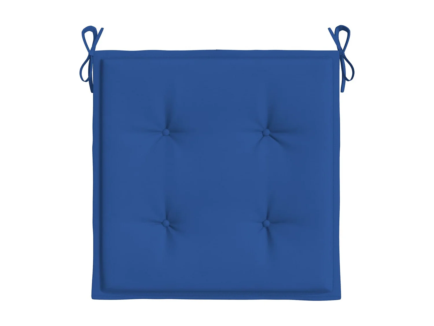 Cojines de silla de jardín 2 uds tela Oxford azul 50x50x3 cm