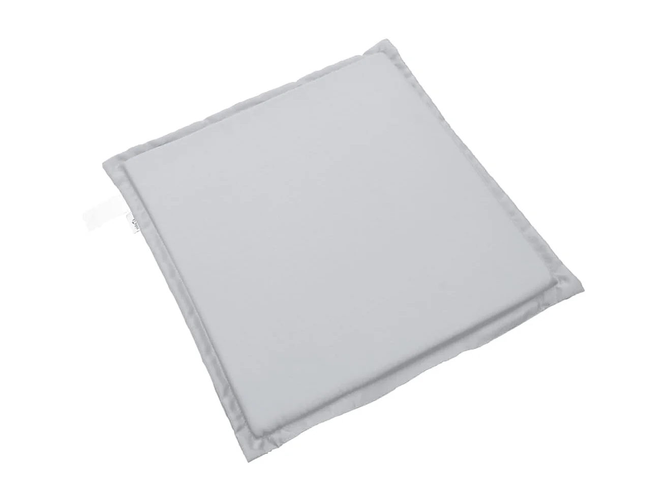 Almofadas de assento de jardim 4 pcs 45x45x2 cm cinzento-claro