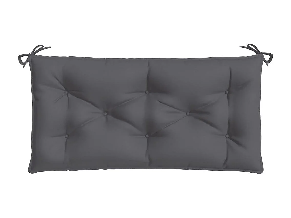 Coussin de banc de jardin anthracite 110x50x7 cm tissu oxford