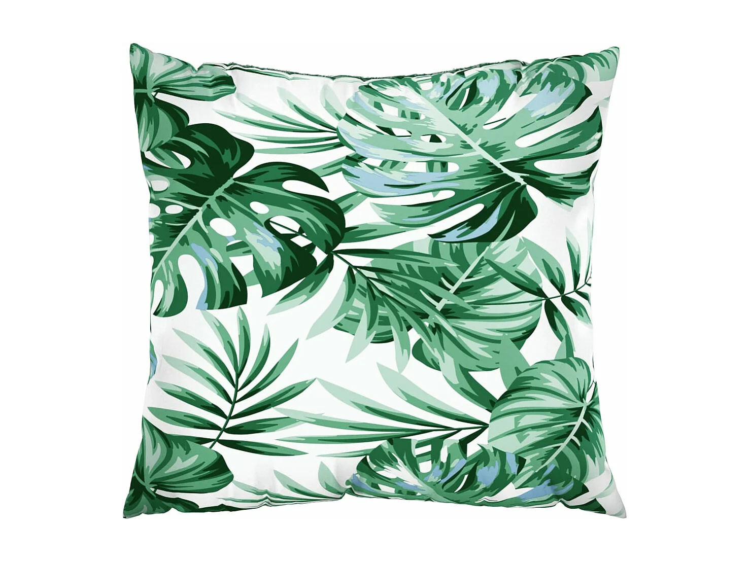 Sofakissen 4 Stk. Blattmuster 50x50 cm Stoff