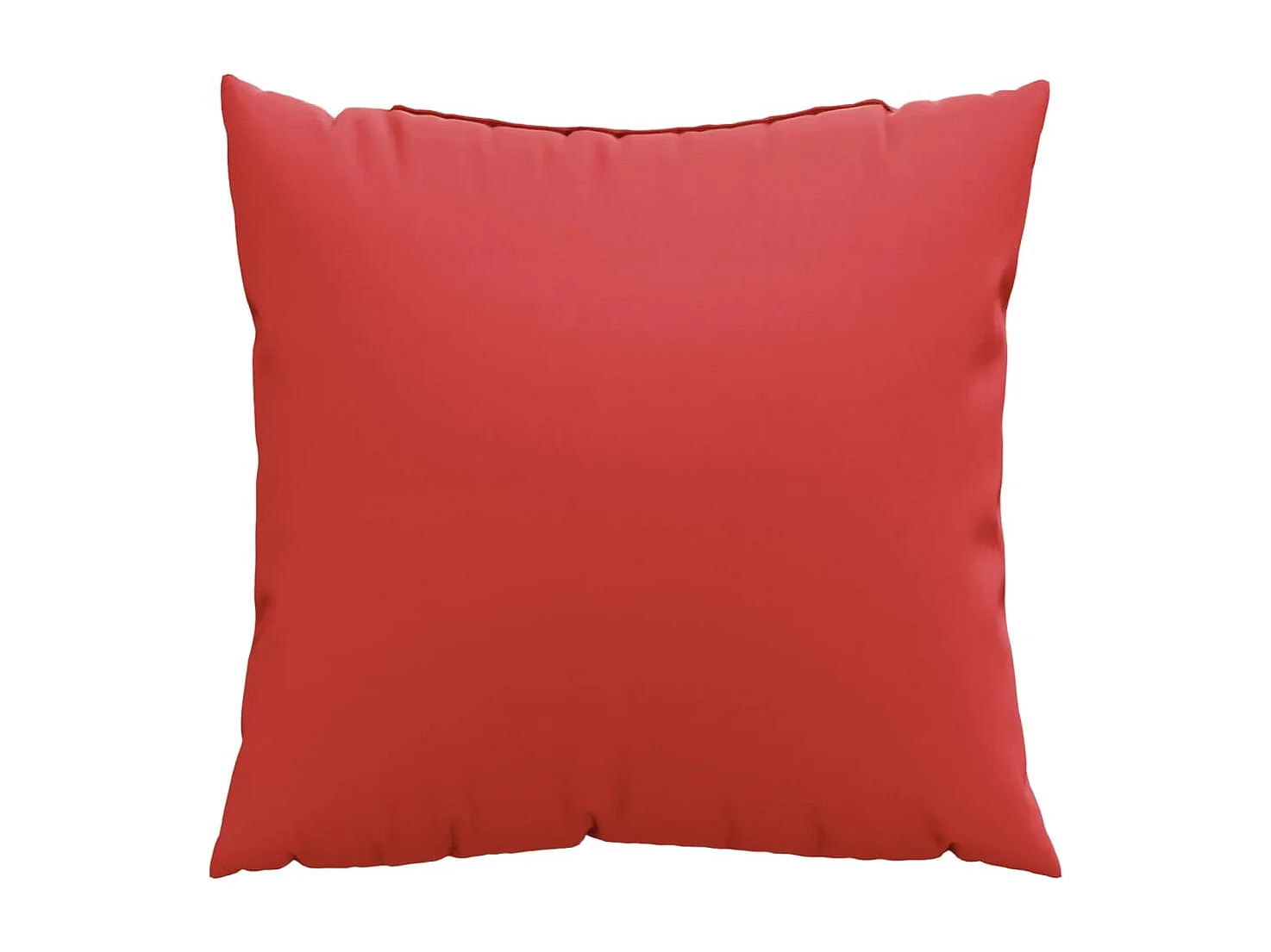 Cojines de sofá 4 unidades tela rojo 50x50 cm