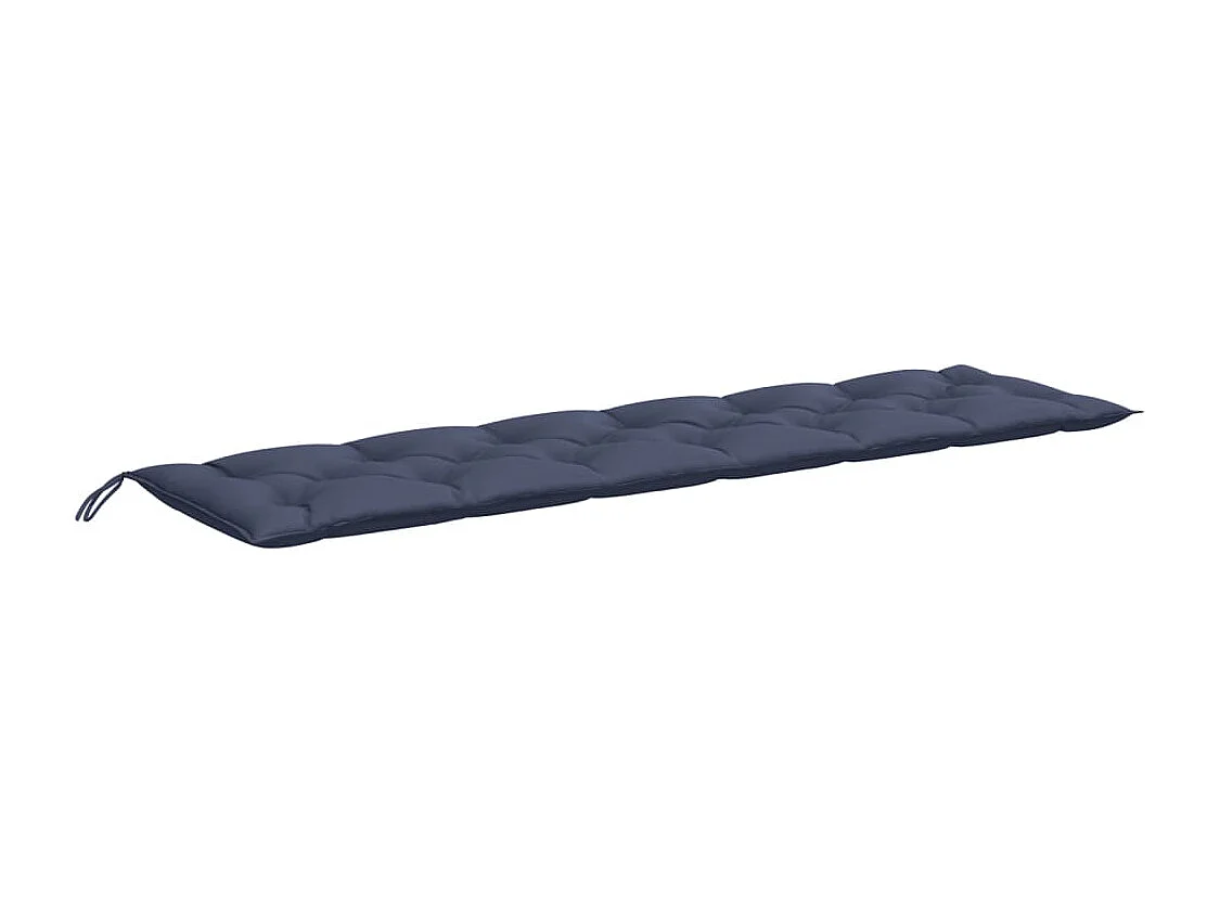 Gartenbank-Auflagen 2 Stk. Marineblau 200x50x7 cm Oxford-Gewebe