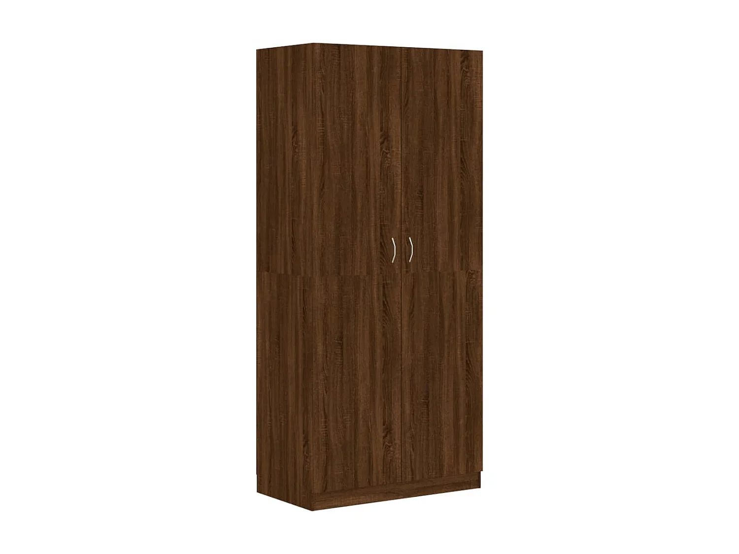 Armario Roble marrón 90x52x200 cm Madera contrachapada