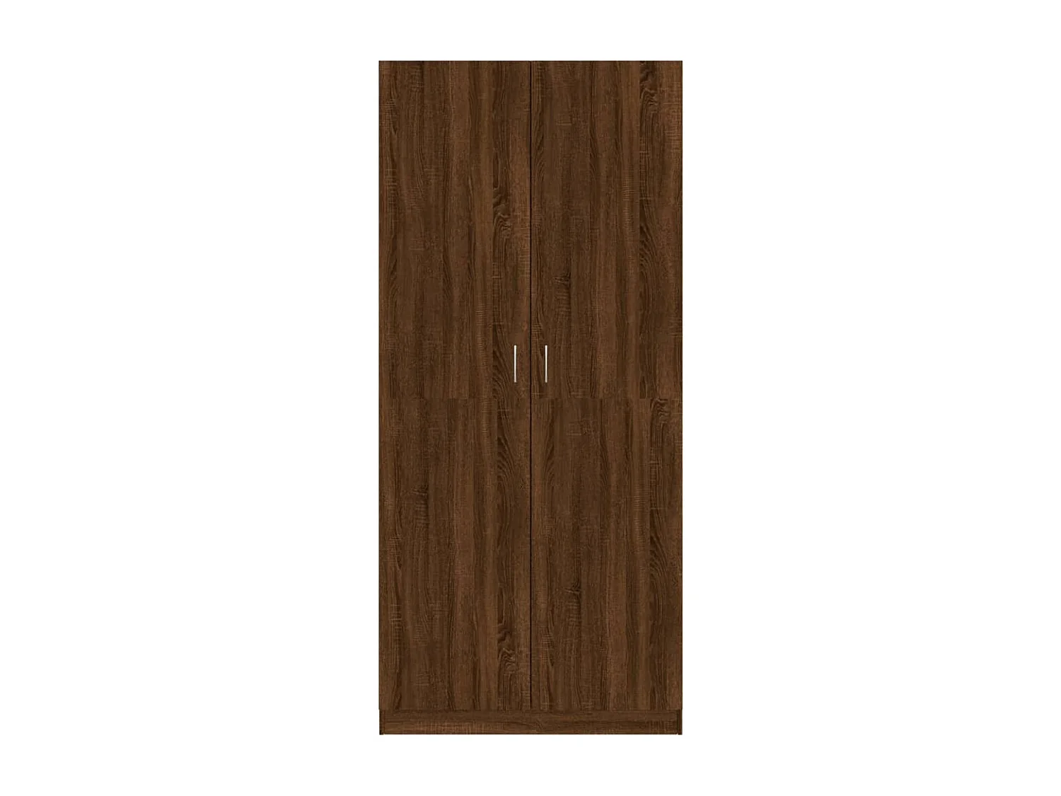 Armario Roble marrón 90x52x200 cm Madera contrachapada