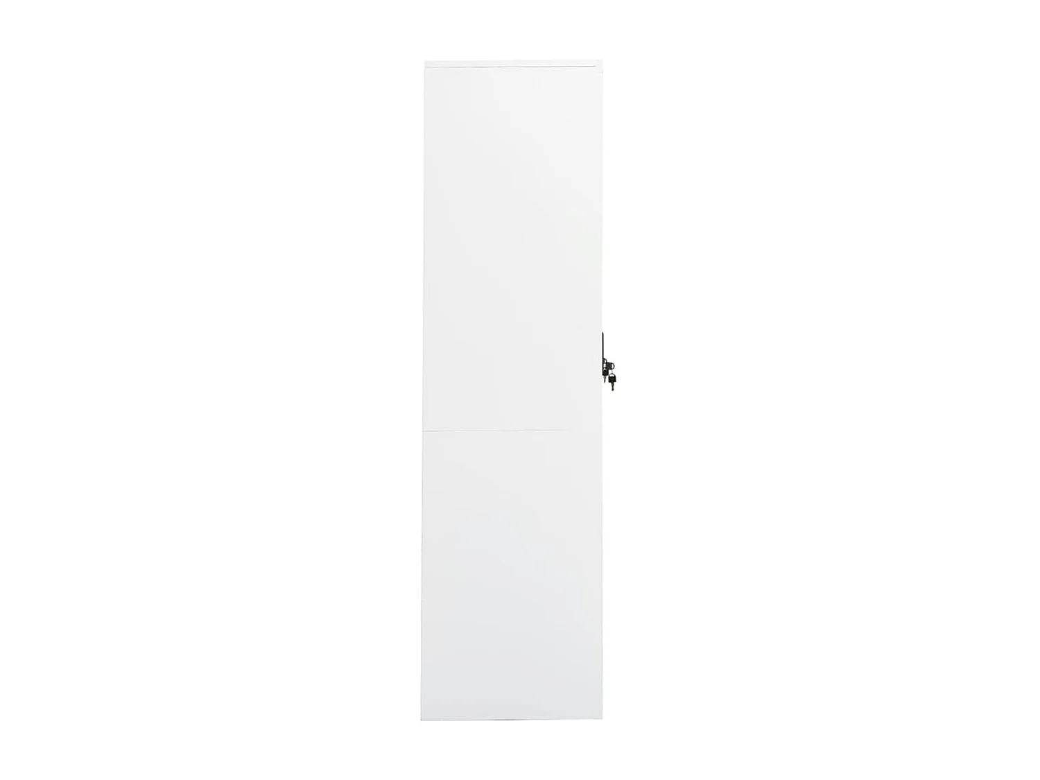 Garde-robe Blanc 80x50x180 cm Acier