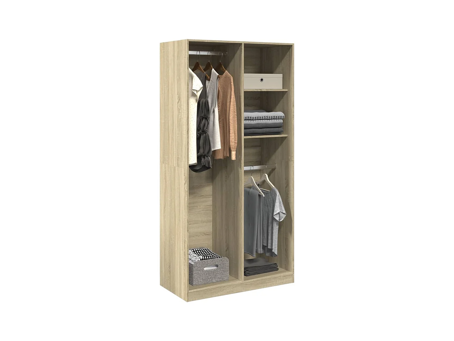 Garde-robe Chêne sonoma 100x50x200 cm Aggloméré