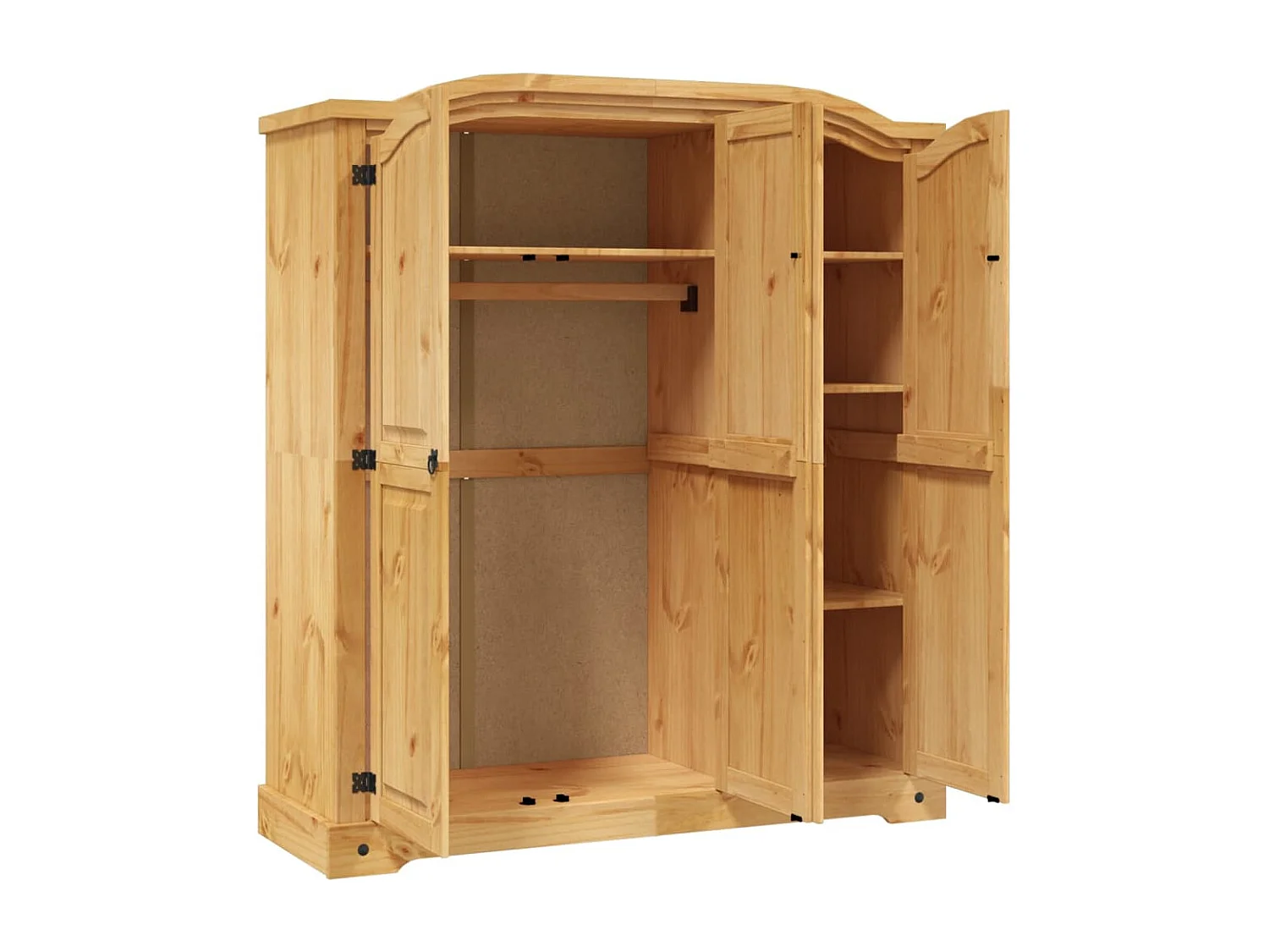 Garde-robe avec 3 portes Gamme Corona pin mexicain