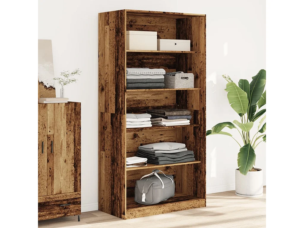 Altholz-Kleiderschrank 100x50x200 cm aus Holzwerkstoff