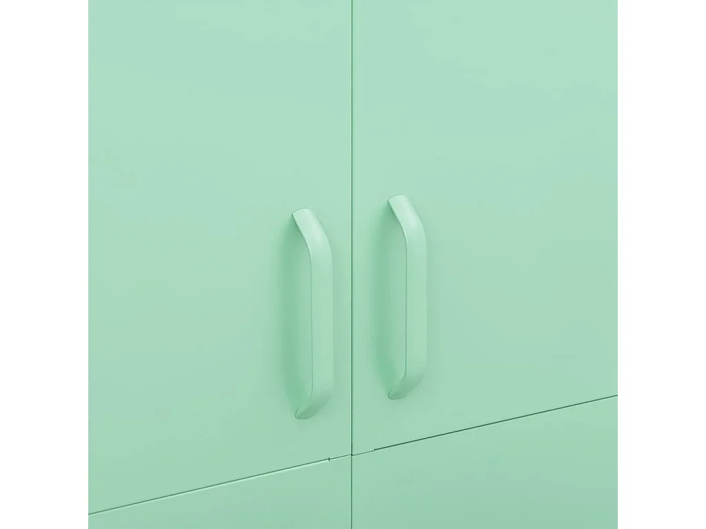 Armadio Verde menta 90x50x180 cm Acciaio