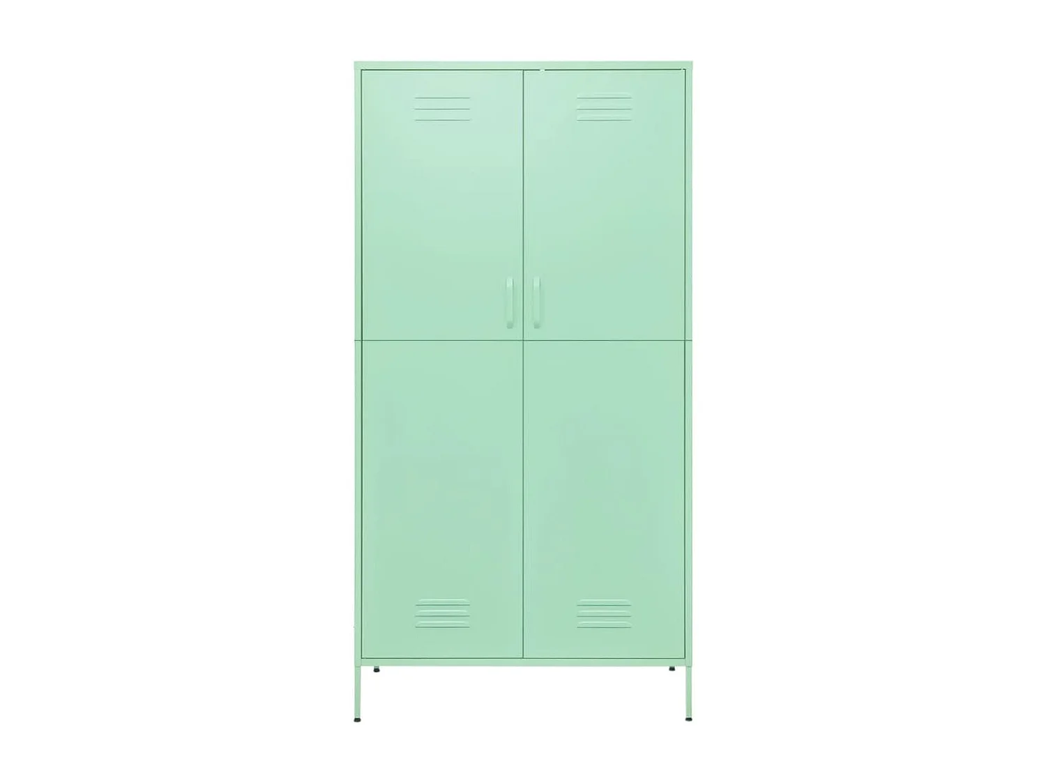 Garde-robe Vert menthe 90x50x180 cm Acier