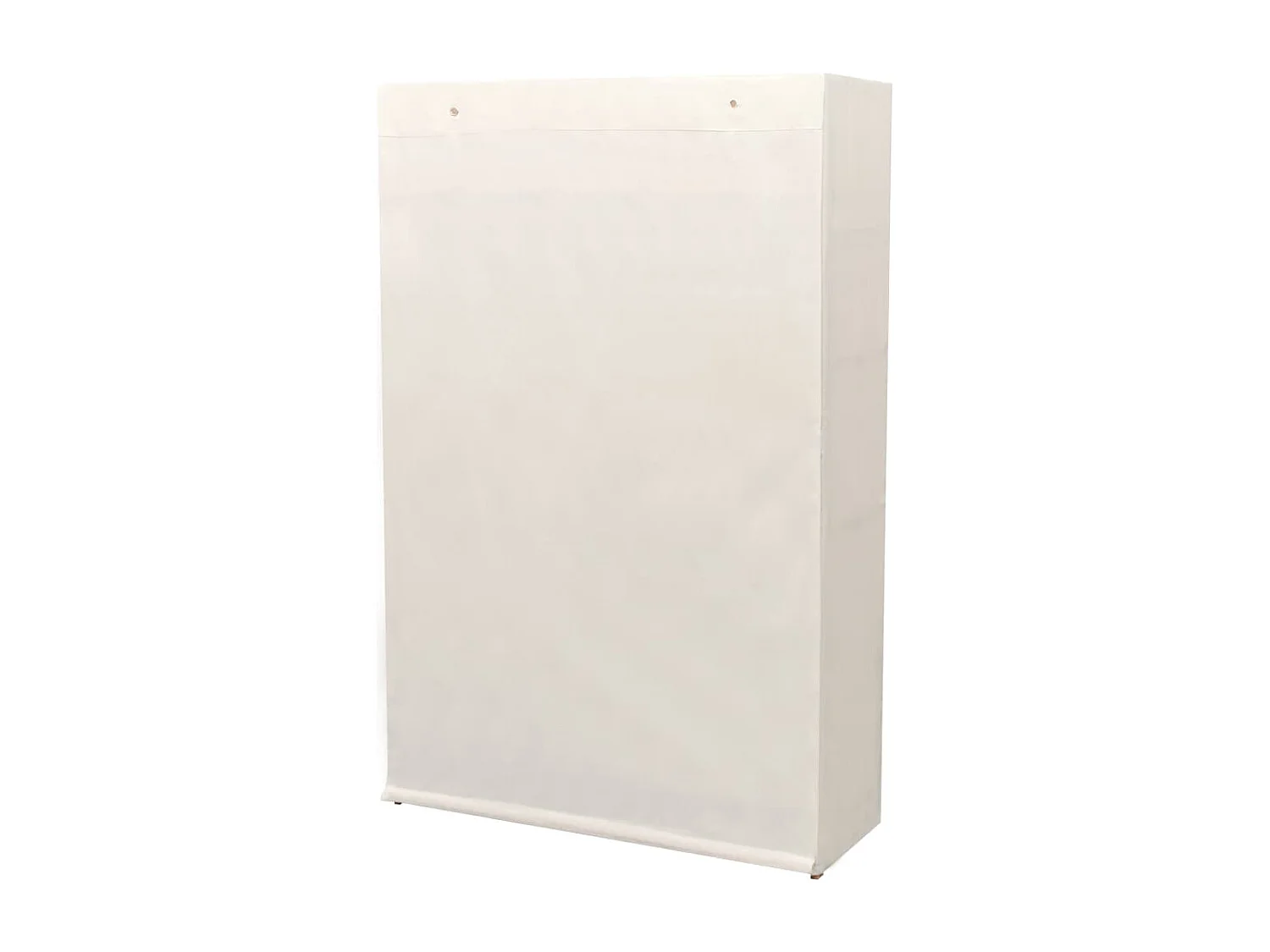 Garde-robe en tissu et bois de pin 110x40x170 cm