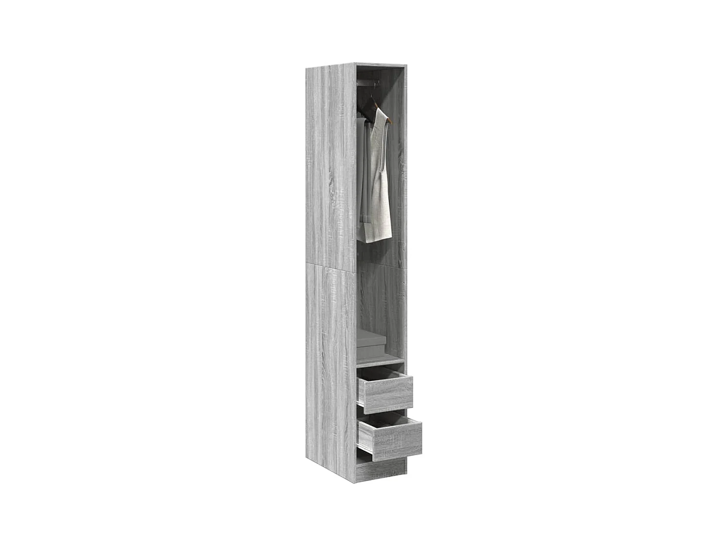 Garde-robe sonoma gris 30x50x200 cm bois d'ingénierie