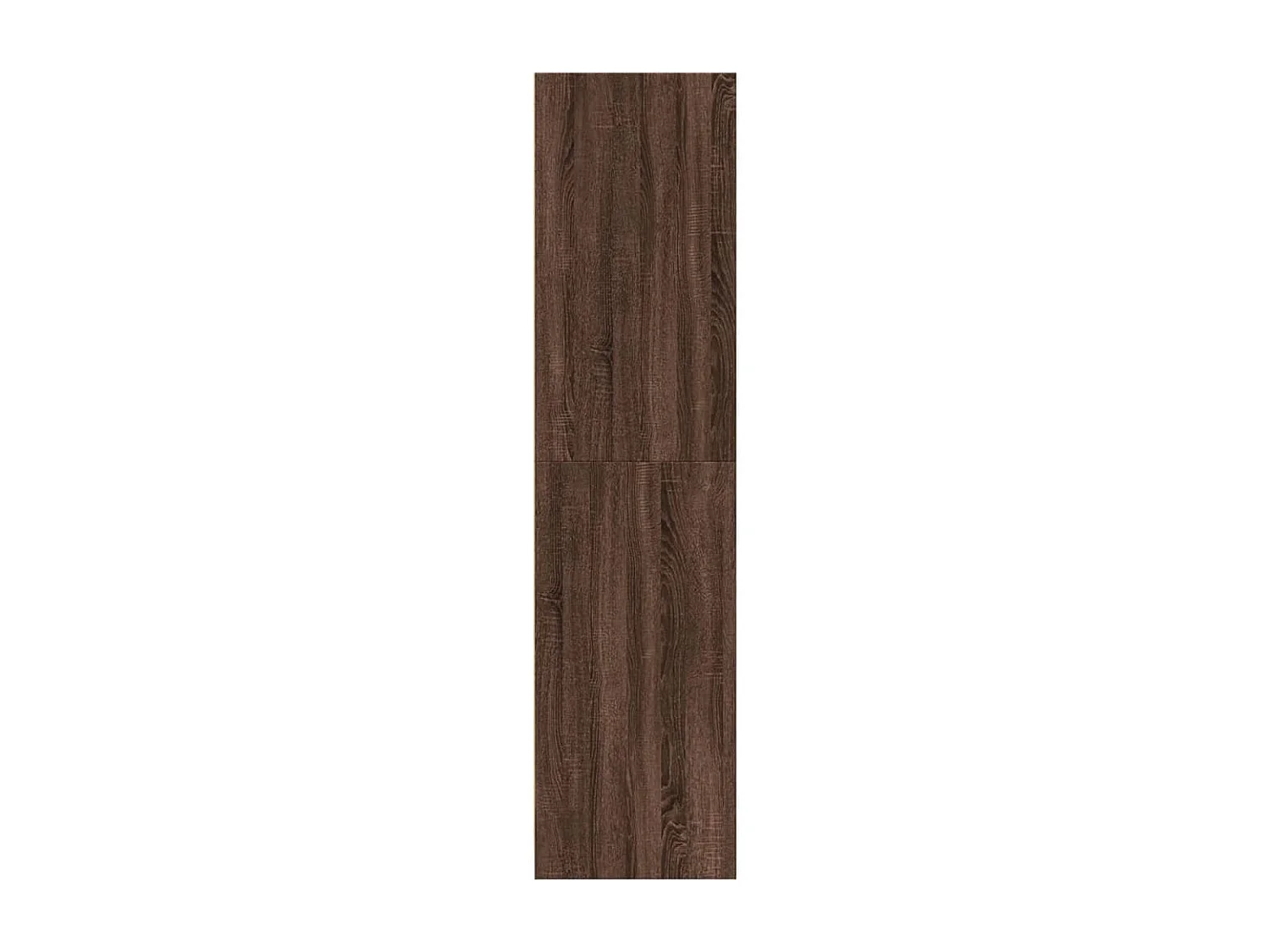Armario roble marrón 80x50x200 cm madera contrachapada